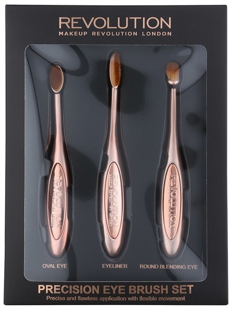 Makeup Revolution Pro Precision Brush ecset szett szemre  3 db