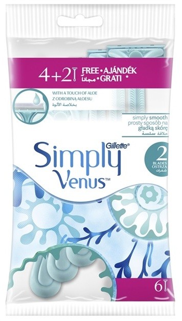 Gillette Simply Venus eldobható borotva 4 + 2 Ks