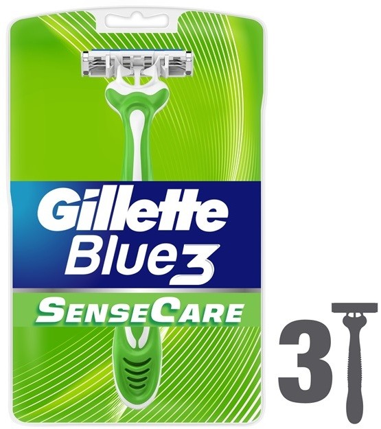 Gillette Blue 3 Sense Care eldobható borotva  3 db