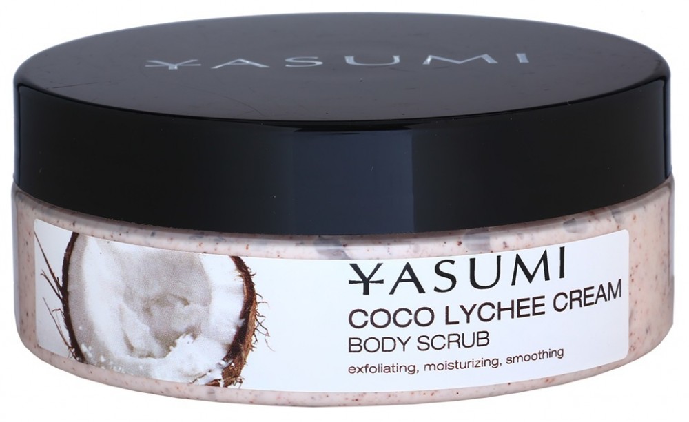 Yasumi Body Care Coco Lychee Cream bőrpuhító testpeeling  200 g