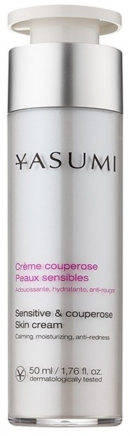 Yasumi Anti-Redness nyugtató krém érzékeny bőrre bőrpírre hajlamossággal  50 ml