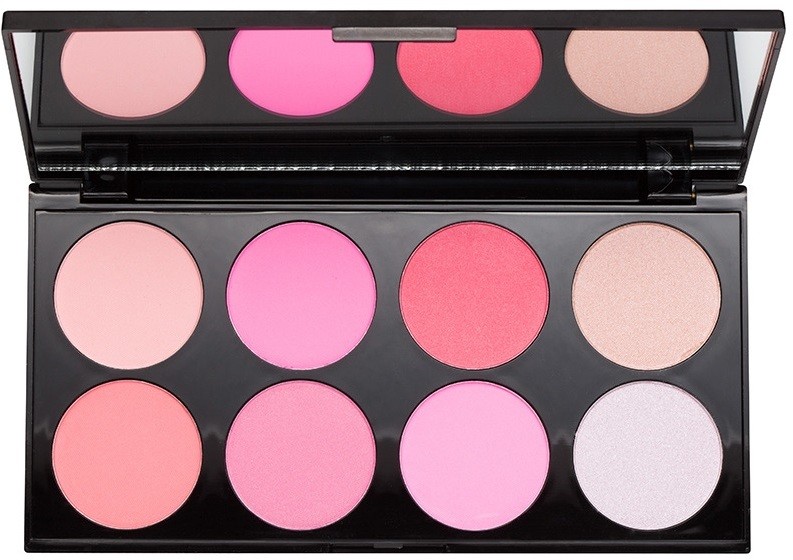 Makeup Revolution Ultra Blush All About Pink arcpirosító paletta  13 g