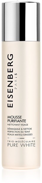 Eisenberg Pure White bőrvilágosító tisztító hab a pigment foltok ellen  200 ml