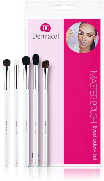 Dermacol Master Brush by PetraLovelyHair ecset szett a szemhéjfestékekre  5 db