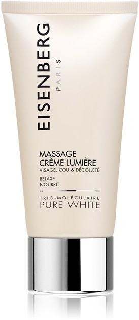 Eisenberg Pure White masszírozó krém az arcra élénk és hidratált bőr  75 ml