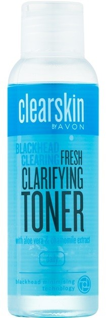 Avon Clearskin  Blackhead Clearing tisztító arcvíz a fekete pontok ellen  100 ml