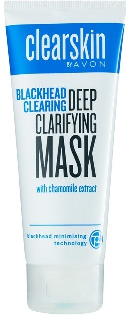 Avon Clearskin  Blackhead Clearing mélyen tisztító maszk a fekete pontok ellen  75 ml