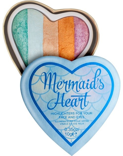 Makeup Revolution I ♥ Makeup Mermaid’s Heart bőrélénkítő arcra és szemre  10 g