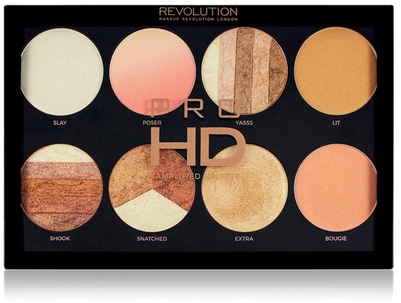 Makeup Revolution Pro HD Brighter Than My Future bőrvilágosító paletta 8 x 4 g