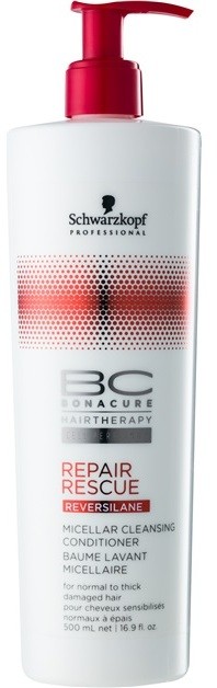 Schwarzkopf Professional BC Bonacure Repair Rescue tisztító micelláris kondicionáló a károsult hajra  500 ml