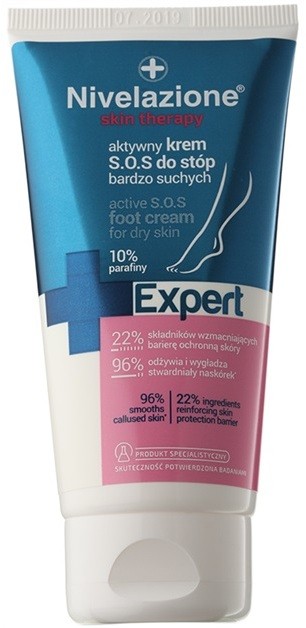 Ideepharm Nivelazione Expert aktív SOS krém a lábra nagyon száraz bőrre  75 ml