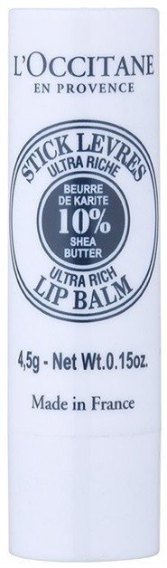 L'Occitane Shea Butter ajakbalzsam bambusszal  4,5 g