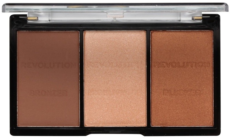 Makeup Revolution Ultra Sculpt & Contour arckontúr paletta árnyalat 04 Ultra Ligt/Medium 11 g