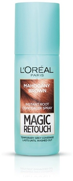 L’Oréal Paris Magic Retouch spray a lenövések azonnali elfedéséhez árnyalat Mahogany Brown 75 ml