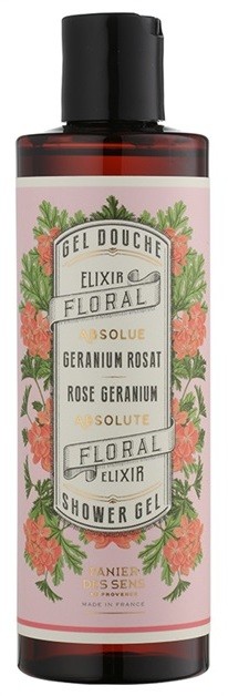 Panier des Sens Rose Geranium tusfürdő gél  250 ml