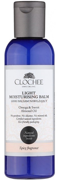Clochee Simply Organic hidratáló testbalzsam kis csomagolás  100 ml