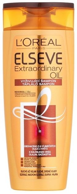 L’Oréal Paris Elseve Extraordinary Oil sampon a nagyon száraz hajra  250 ml