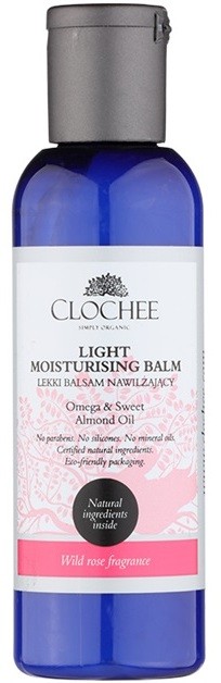 Clochee Simply Organic hidratáló testbalzsam kis csomagolás  100 ml