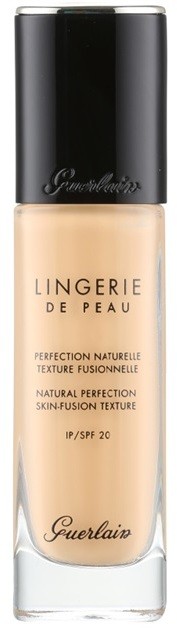 Guerlain Lingerie de Peau természetes hatású make-up  SPF 20 árnyalat 03W Natural Warm 30 ml