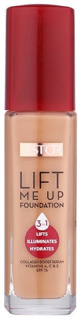Astor Lift Me Up make-up 3 az 1-ben árnyalat 301 Honey (SPF 15) 30 ml