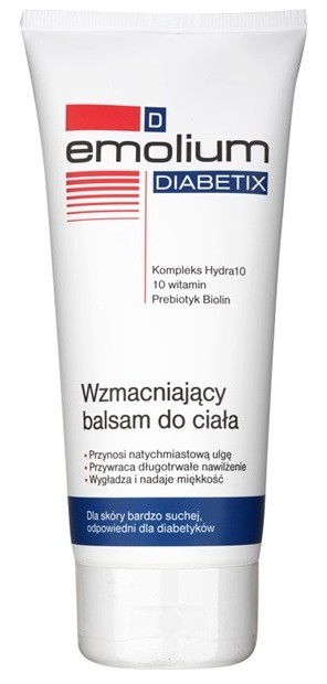 Emolium Body Care Diabetix erősítő tej a testre a száraz és érzékeny bőrre   200 ml