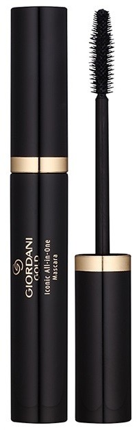 Oriflame Giordani Gold dúsító, hosszabbító szempillaspirál, mely szétválasztja a pillákat árnyalat Black 8 ml