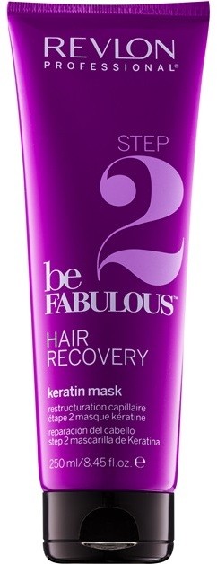 Revlon Professional Be Fabulous Hair Recovery mélyen regeneráló maszk keratinnal  250 ml