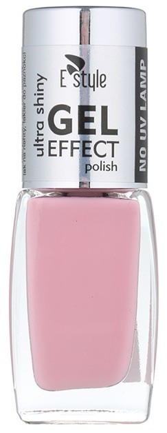 E style Gel Effect géles körömlakk UV/LED lámpa használata nélkül árnyalat 10 Sugar 10 ml