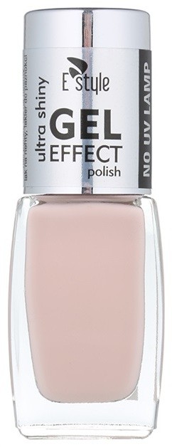 E style Gel Effect géles körömlakk UV/LED lámpa használata nélkül árnyalat 19 Discreet 10 ml