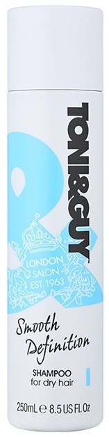 TONI&GUY Smooth Definition kisimító sampon száraz és rakoncátlan hajra  250 ml