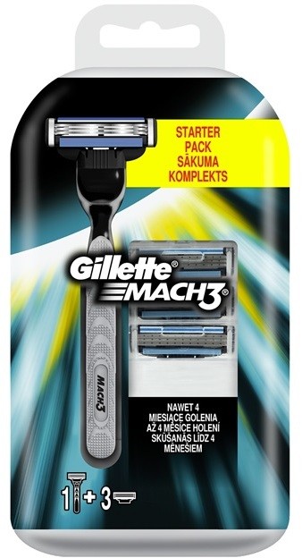 Gillette Mach 3 borotva tartalék pengék 3 db