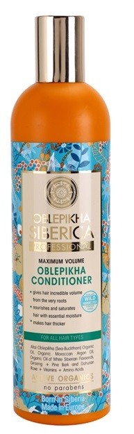 Natura Siberica Sea-Bucktorn kondicionáló a haj maximális dússágáért  400 ml