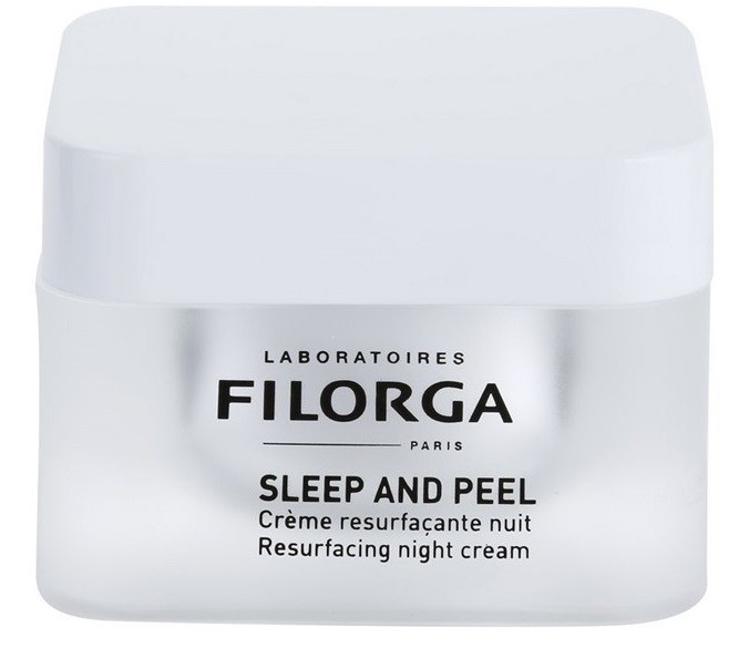 Filorga Medi-Cosmetique Sleep and Peel megújító éjszakai krém az élénk és kisimított arcbőrért  50 ml