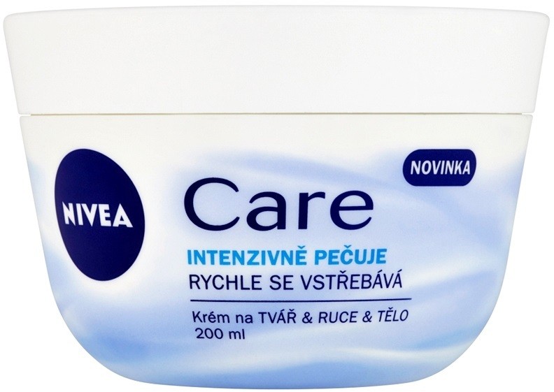 Nivea Care krém  arcra, kézre és testre  200 ml