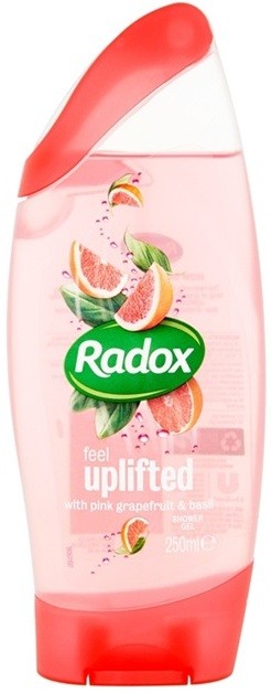 Radox Feel Refreshed Feel Uplifted tusoló gél  Pink Grapefruit & Basil 250 ml