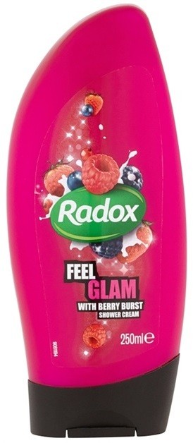 Radox Feel Gorgeous Feel Glam krémtusfürdő Berry Burst 250 ml