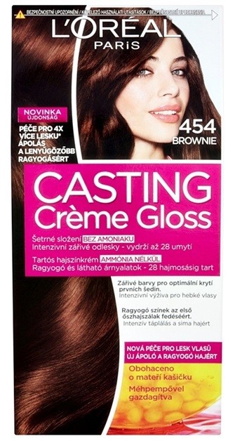 L’Oréal Paris Casting Creme Gloss hajfesték árnyalat 454 Brownie