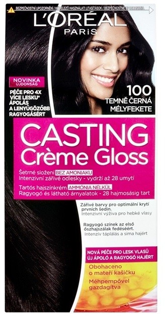 L’Oréal Paris Casting Creme Gloss hajfesték árnyalat 100 Deep Black