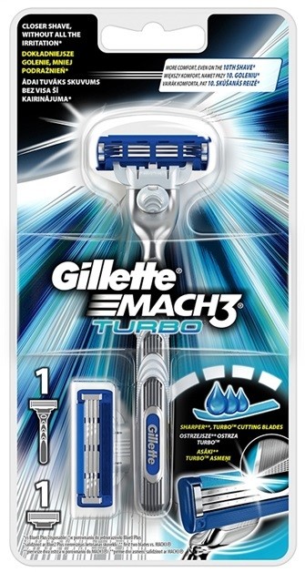 Gillette Mach 3 Turbo borotva tartalék pengék 1 db