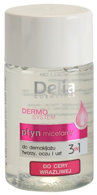 Delia Cosmetics Dermo System micelláris víz a szekörüli területekre és a szájra 3 az 1-ben  50 ml