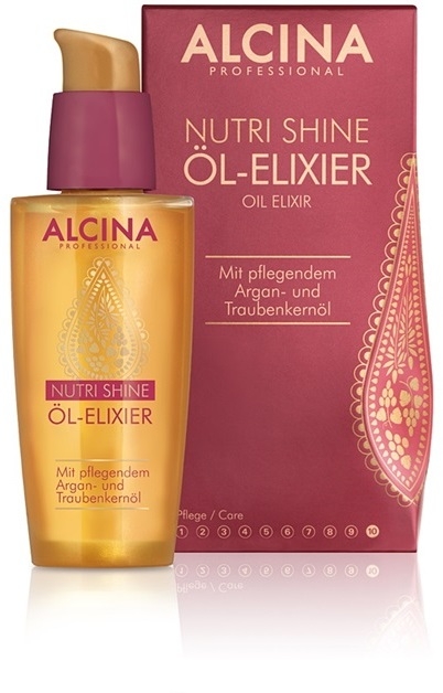 Alcina Nutri Shine olajos elixír a csillogó és sima hajért  50 ml