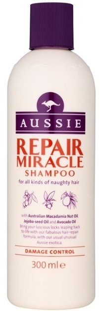 Aussie Repair Miracle sampon a rakoncátlan hajra  300 ml