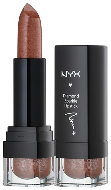 NYX Professional Makeup Diamond Sparkle rúzs árnyalat 18 Chestnut 4,2 g