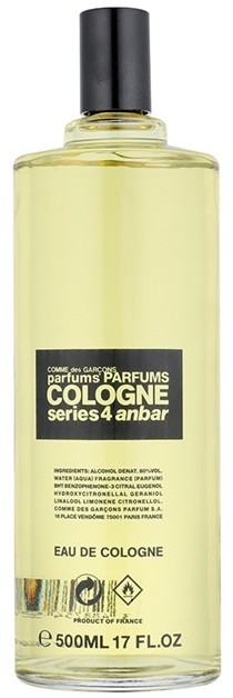 Comme des Garçons Series 4 Cologne: Anbar kölnivíz unisex 500 ml