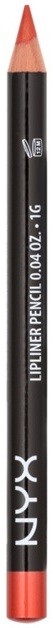 NYX Professional Makeup Slim Lip Pencil szájceruza árnyalat Pumpkin 1 g