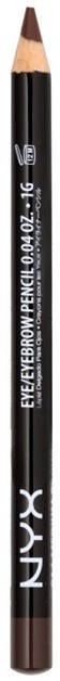 NYX Professional Makeup Slim Eye and Eyebrow Pencil szemöldök- és szemceruza árnyalat Medium Brown 1 g