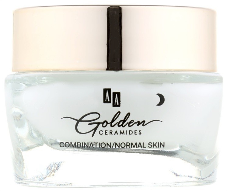 AA Cosmetics Golden Ceramides intnezíven kisimító éjszakai krém  50 ml