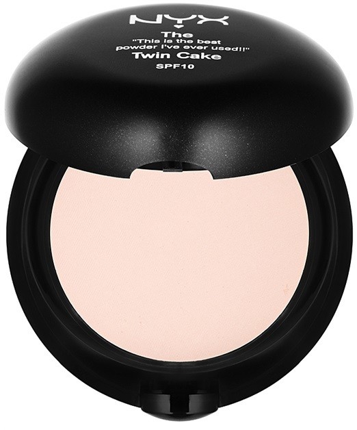 NYX Professional Makeup Twin Cake kompakt púder SPF 10 árnyalat 05 Nude 11 g