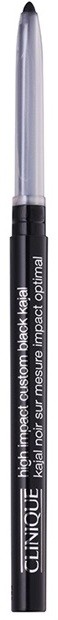 Clinique High Impact Custom Black Kajal szemceruza árnyalat 01 Blackened Black 0,28 g
