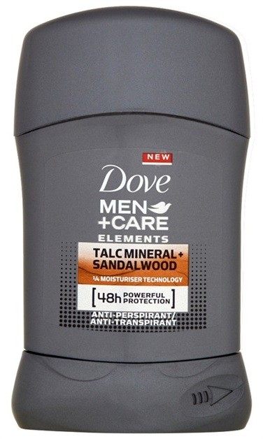 Dove Men+Care Elements izzadásgátló stift 48h Talc Mineral + Sandalwood 50 ml